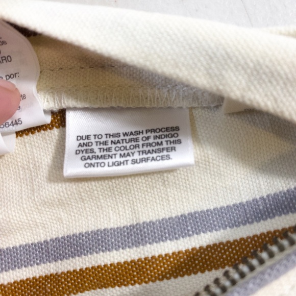 Madewell Striped Sleeveless Jumpsuit Size Large Tie Waist V-Neck Wide Leg - Picture 5 of 9